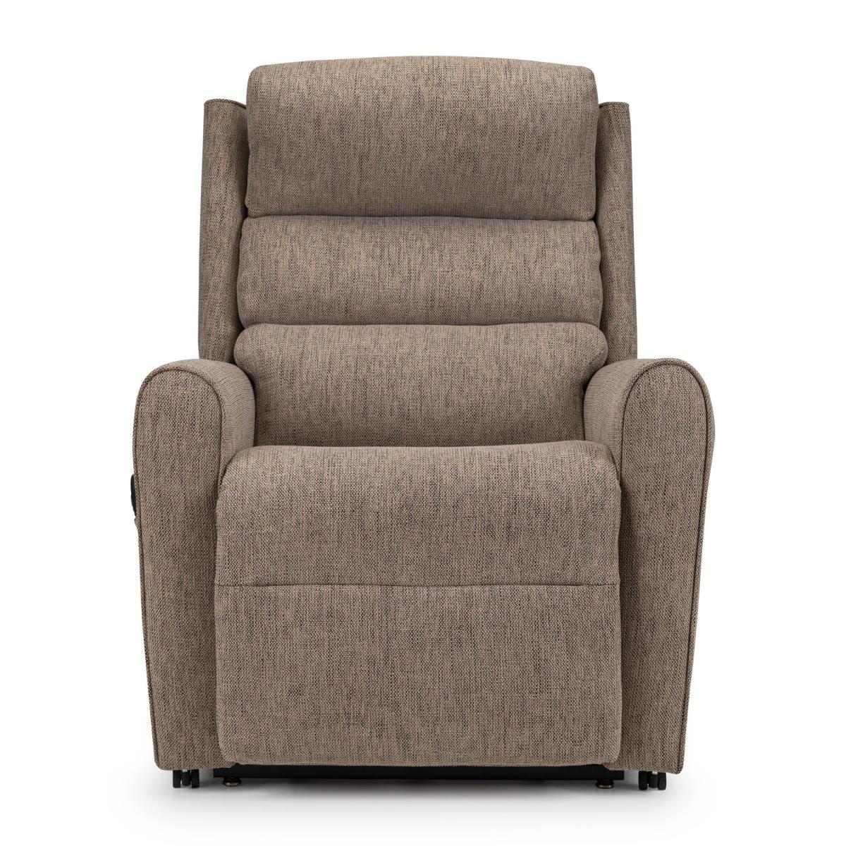 Balmoral Premier Single Motor Deluxe Rise and Recline Chair Chenille Stone – image 3