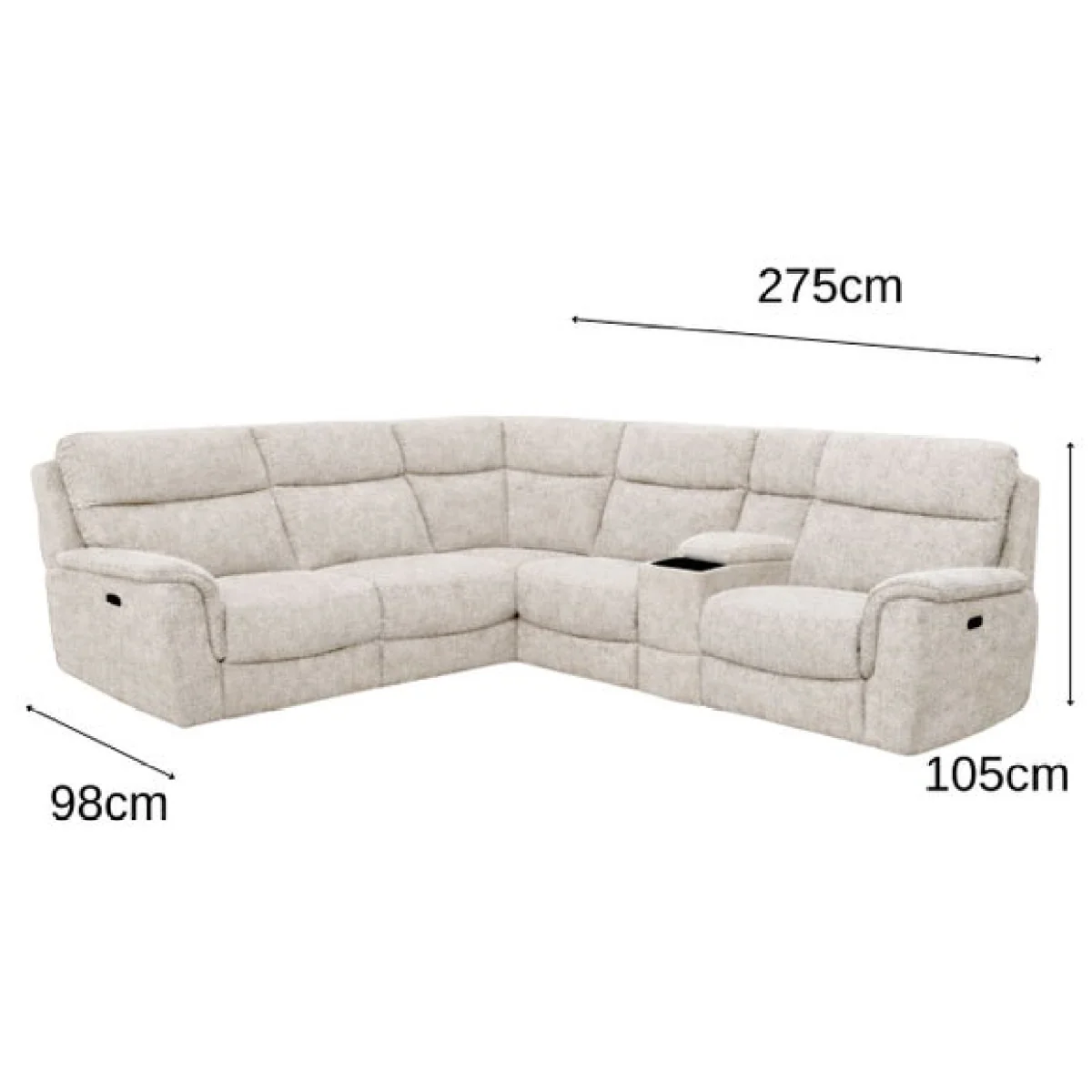 Elgin Power Recliner Corner Sofa – image 3