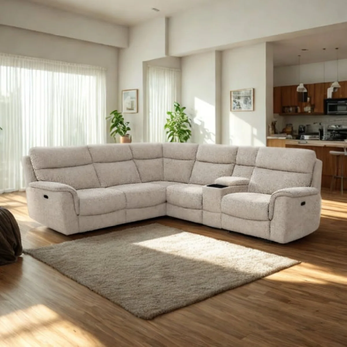 Elgin Power Recliner Corner Sofa – image 1