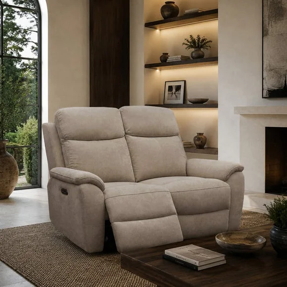 Aspire Kingsmere Chenille Power Recliner 2 Seater Sofa – image 2