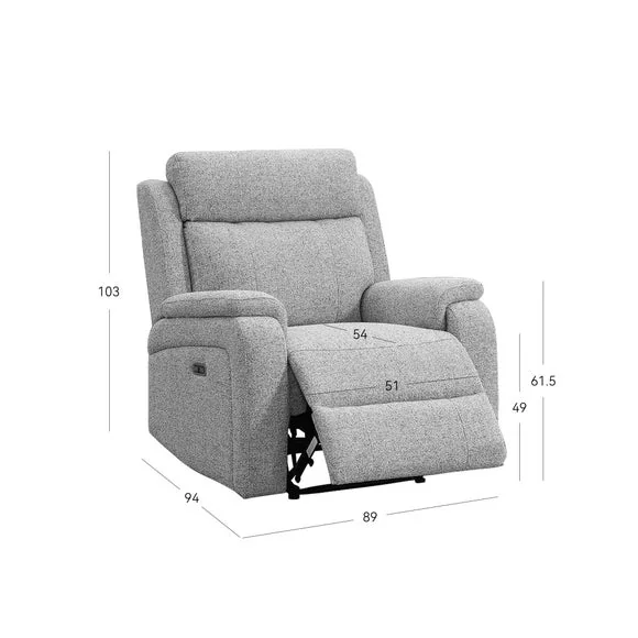 Bilston Leather Power Reclining Chair – image 4