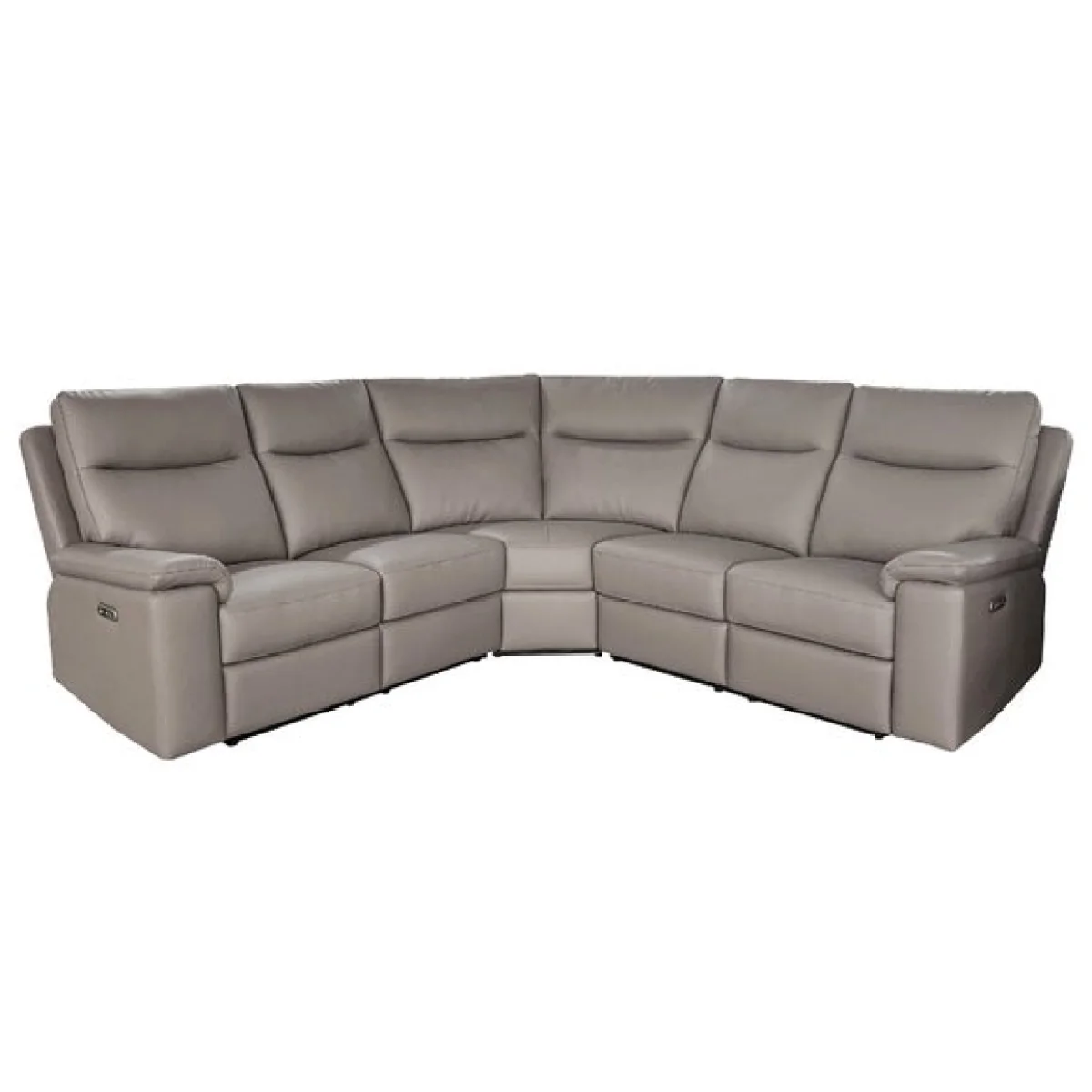 Aspire Toronto Leather Power 5 Seater Recliner Corner Sofa – image 3