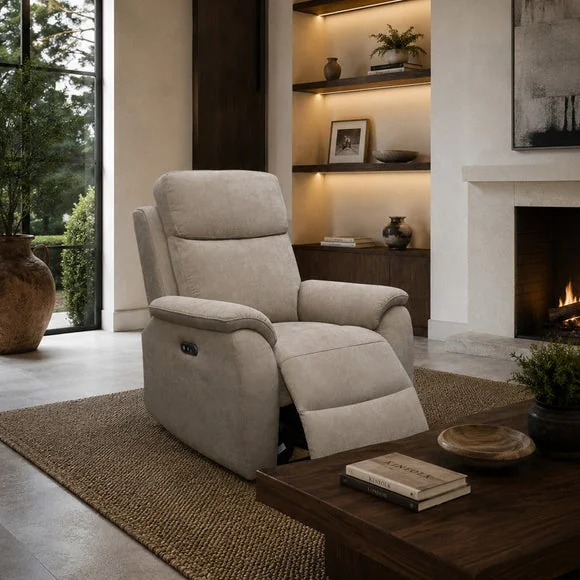 Aspire Kingsmere Chenille Power Recliner Armchair – image 2
