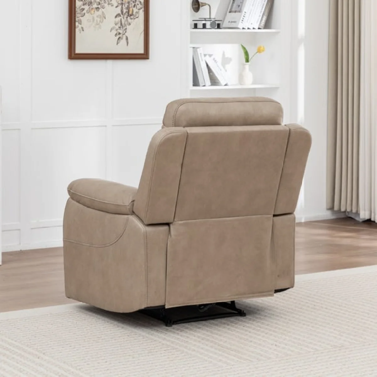 Image Furnishings Aviemore Faux Leather Manual Reclining Chair – image 3