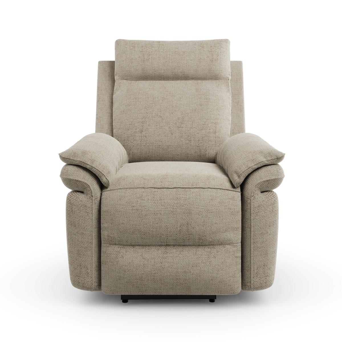 Kenley Padded Rise and Recline Chair, Chunky Chenille Dark Cream (Natural) – image 5