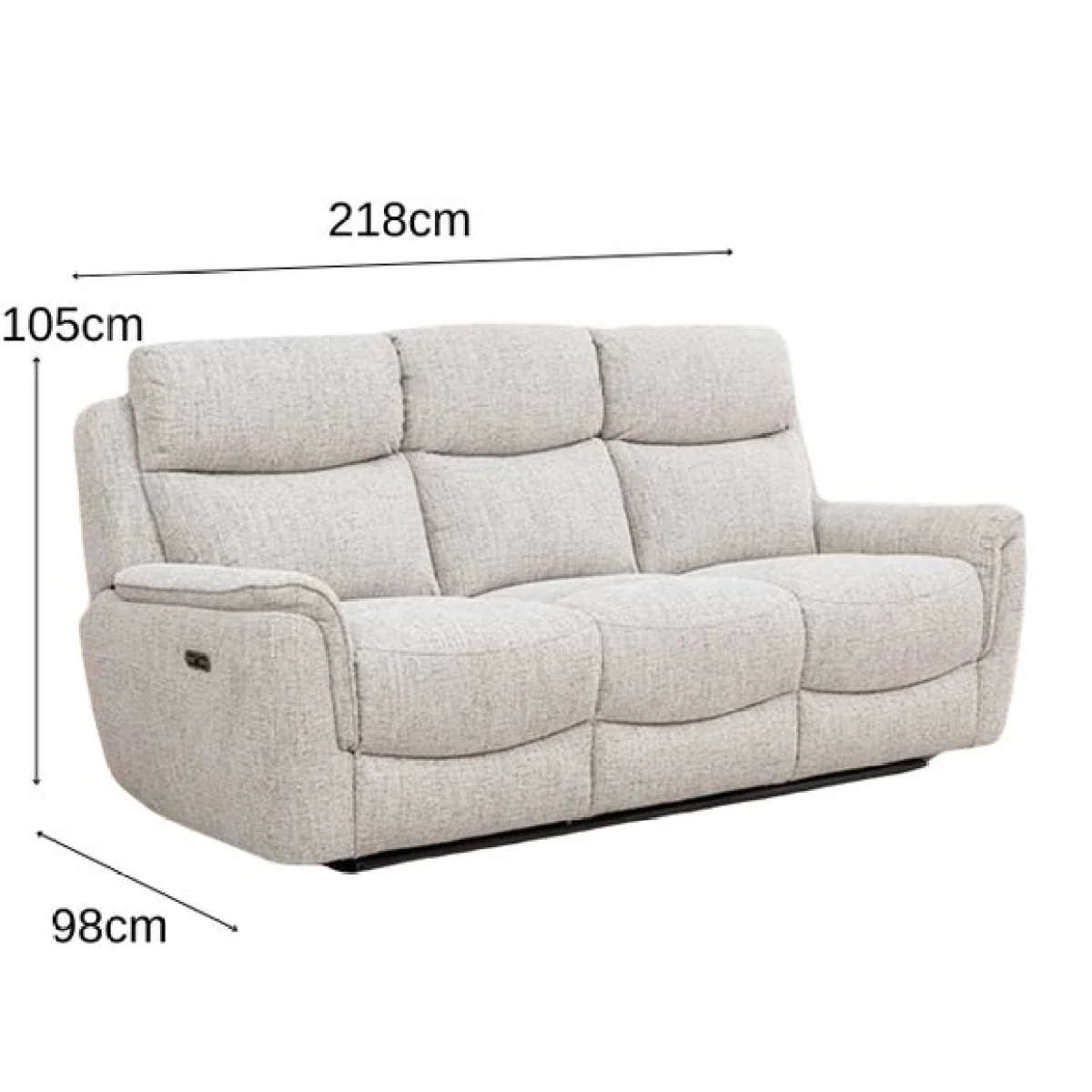 Elgin Power Recliner 3 Seater Sofa – image 9