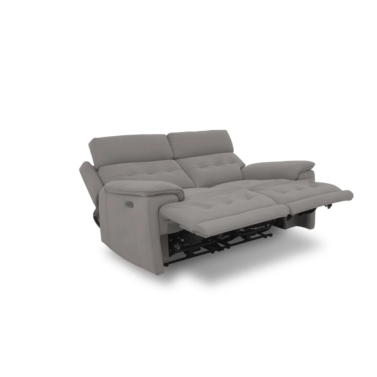 Brescia Fabric 2 Seater Power Recliner Sofa with Power Headrests - Peacock – image 5