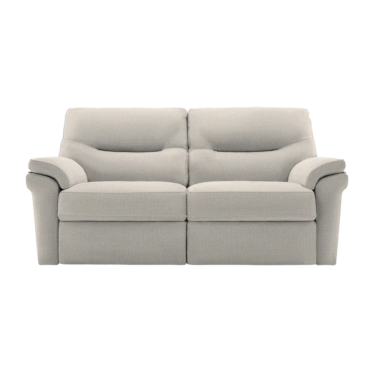 Seattle 2.5 Seater Fabric Power Recliner Sofa with Power Lumbar and Heated Seats - Nebular Pebble – image 1