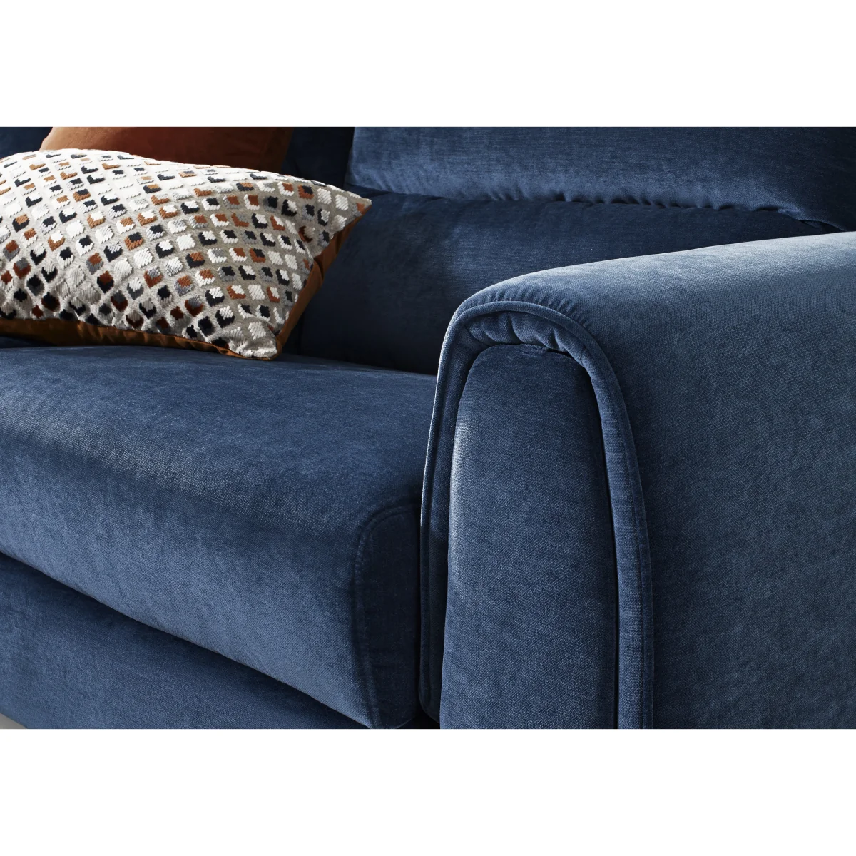 Flex Fabric 3 Seater Power Recliner Sofa with Storage Arms - Peacock – image 2