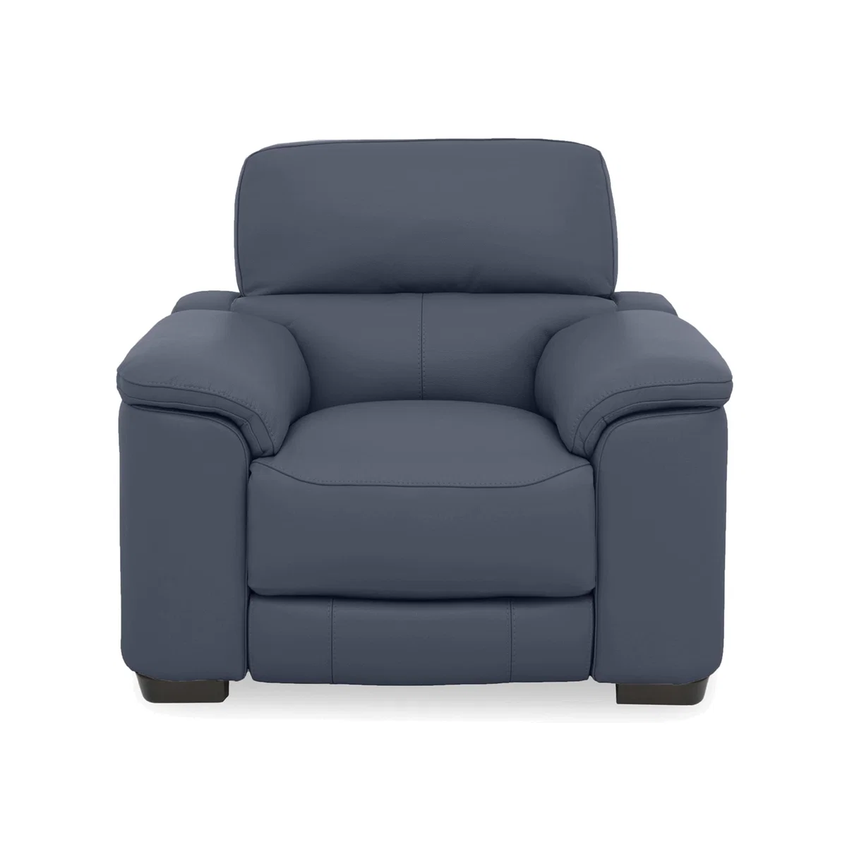 World of Leather - Nova BV Leather Power Recliner Chair with Power Headrest - BV Ocean Blue – image 1
