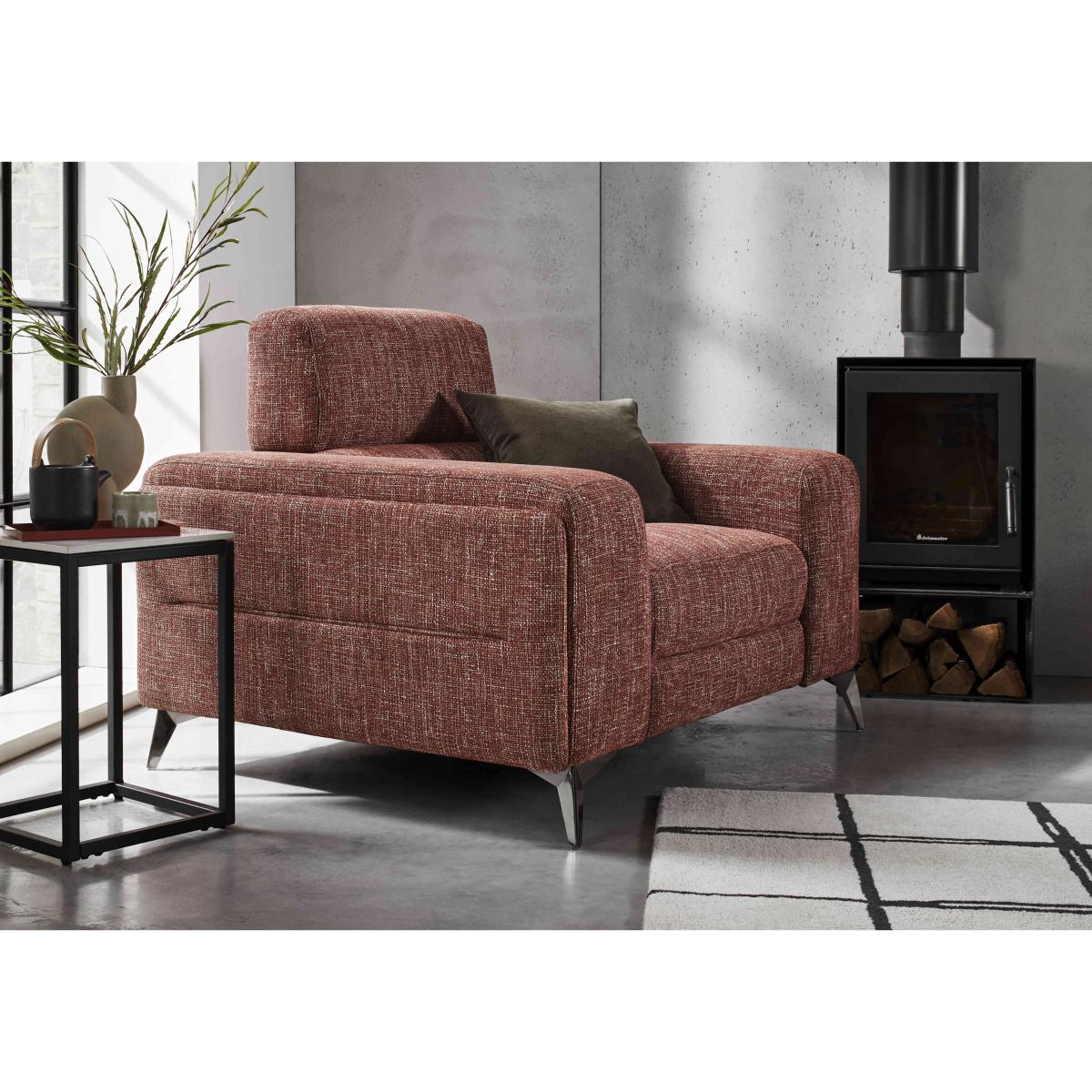 Action Fabric Power Recliner Armchair - Halifax Gunmetal – image 2