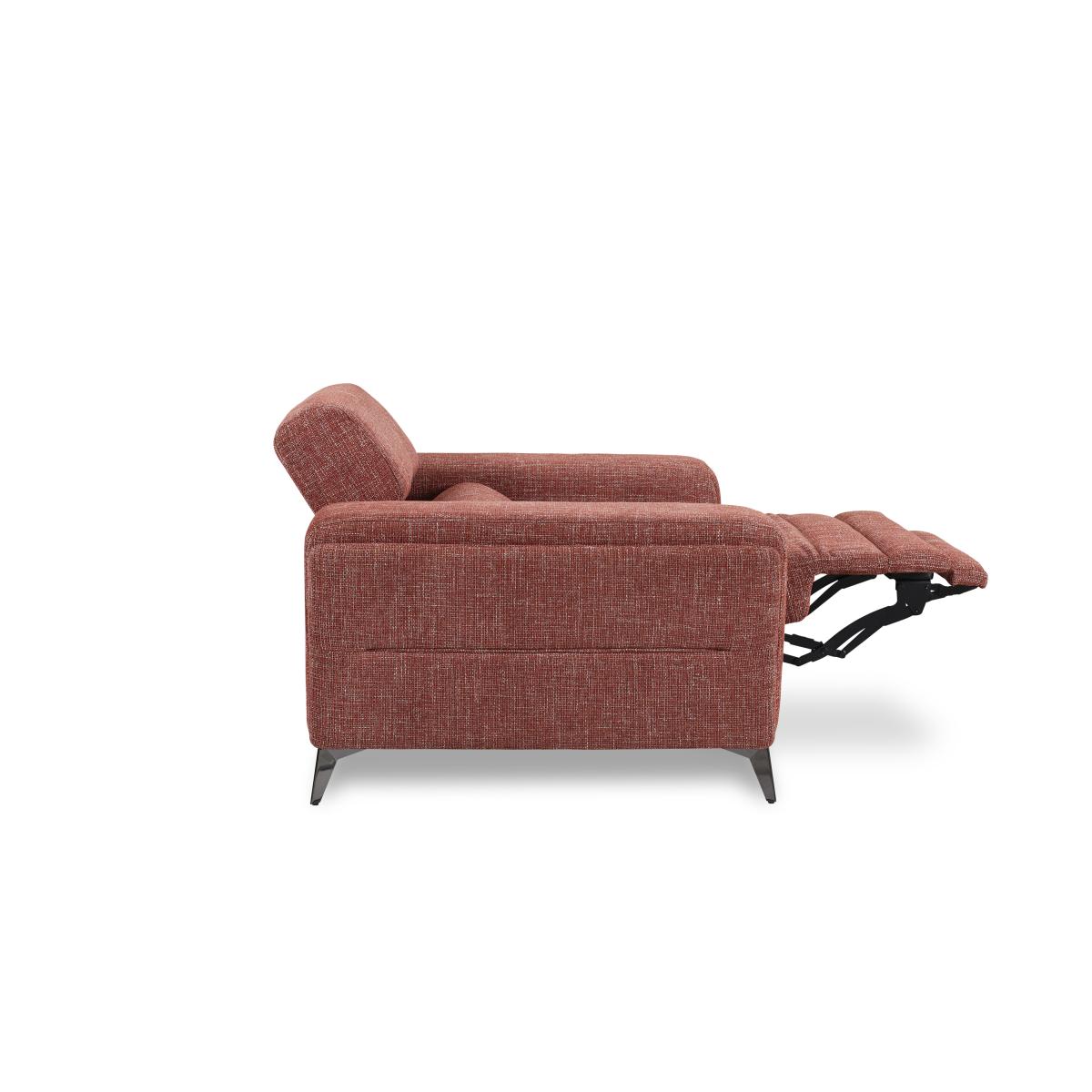 Action Fabric Power Recliner Armchair - Halifax Gunmetal – image 6