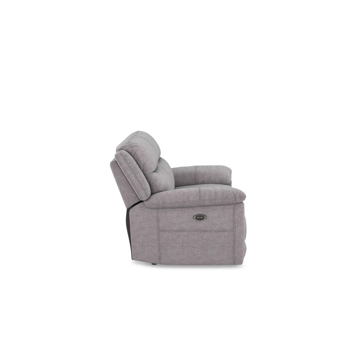 Touch 2 Seater Heavy Duty Fabric Power Recliner Sofa - Baby Blue – image 8