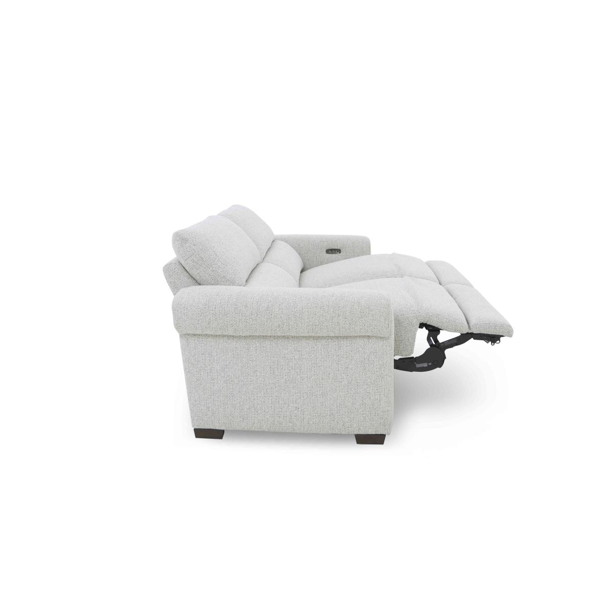Nixon Fabric 2 Seater Power Recliner Sofa - Ash – image 8