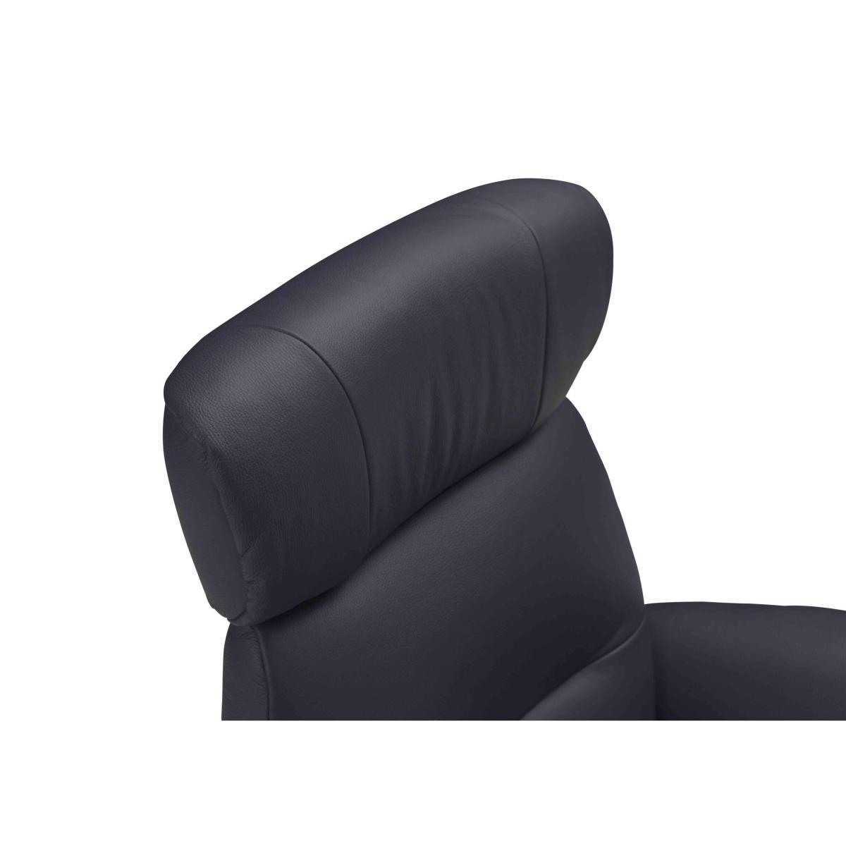 Nicoletti - Tricolour Enzo Leather Swivel Manual Recliner Chair and Stool – image 2