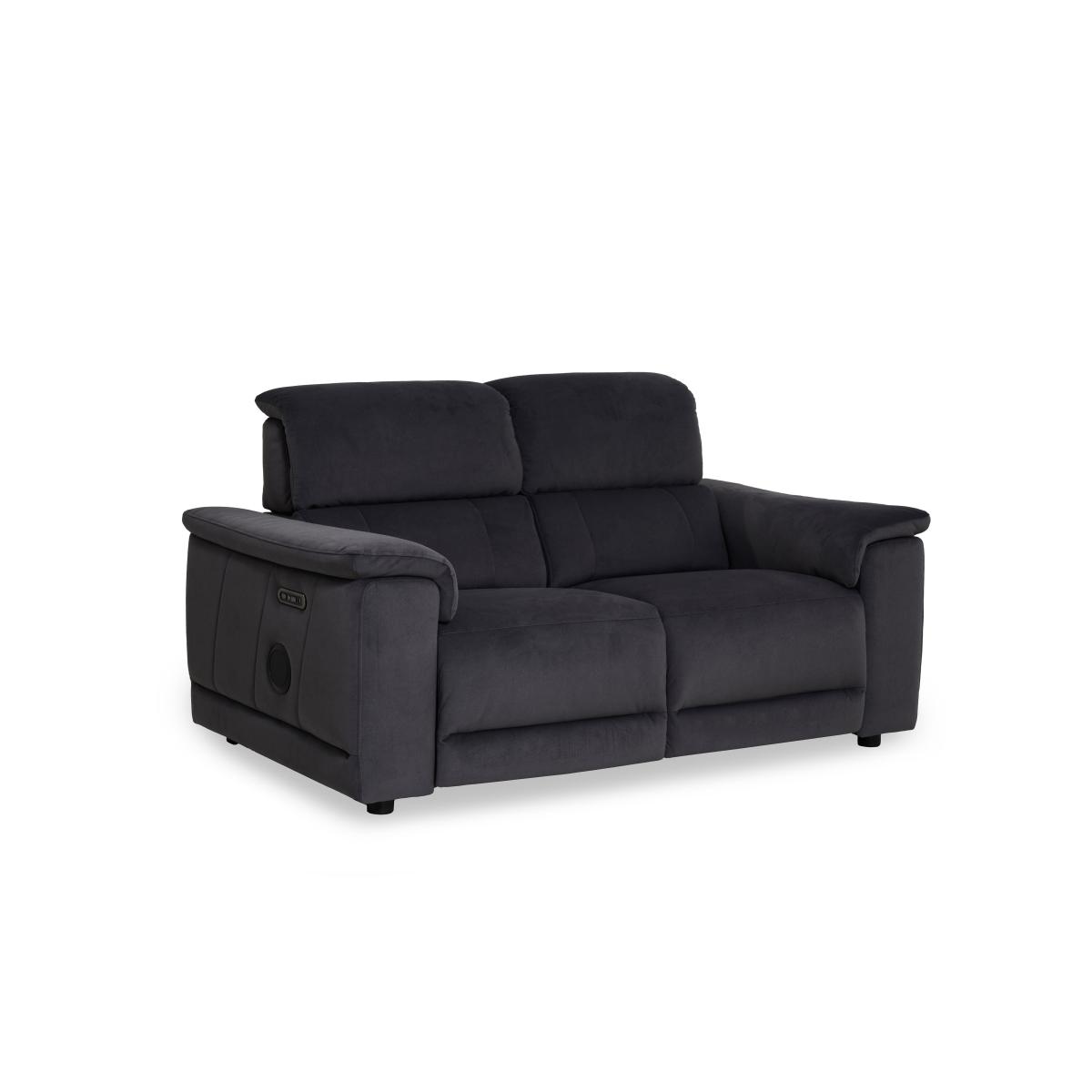 Genius Fabric 3 Seater Power Recliner Sofa with Power Headrest and Bluetooth Speakers – image 4