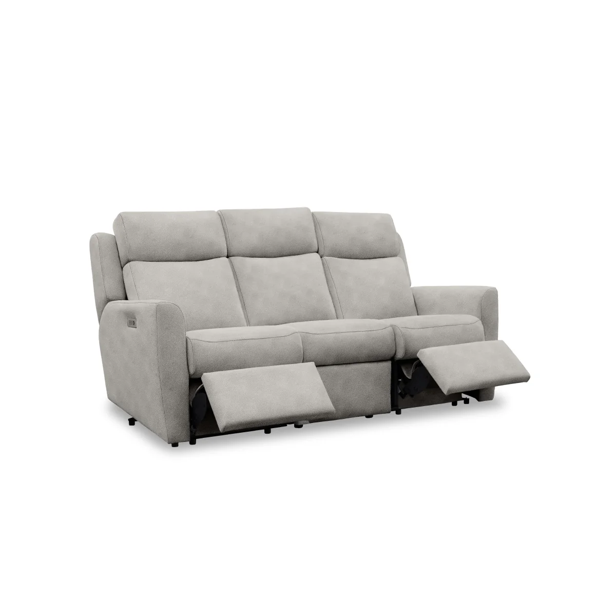 G Plan - Wren 3 Seater Fabric Recliner Sofa with Headrests and Power Lumbar - Dapple Kingfisher – image 2