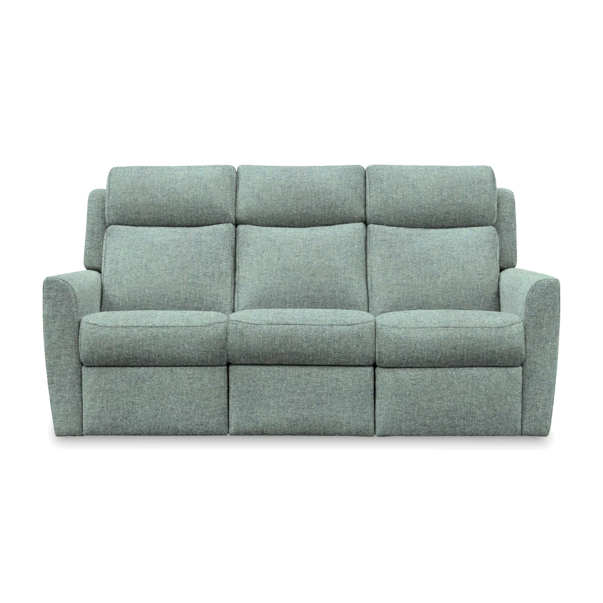 G Plan - Wren 3 Seater Fabric Recliner Sofa with Headrests and Power Lumbar - Dapple Kingfisher – image 1