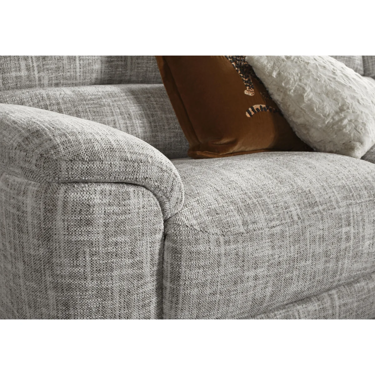 Nova Fabric 3 Seater Power Recliner Sofa with Power Headrests - Peacock – image 3