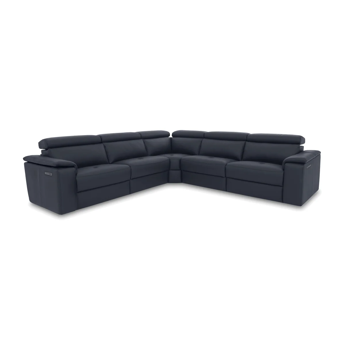 Nicoletti - Canto Large Leather Power Recliner Corner Sofa with Power Headrests and Power Lumbar – image 1