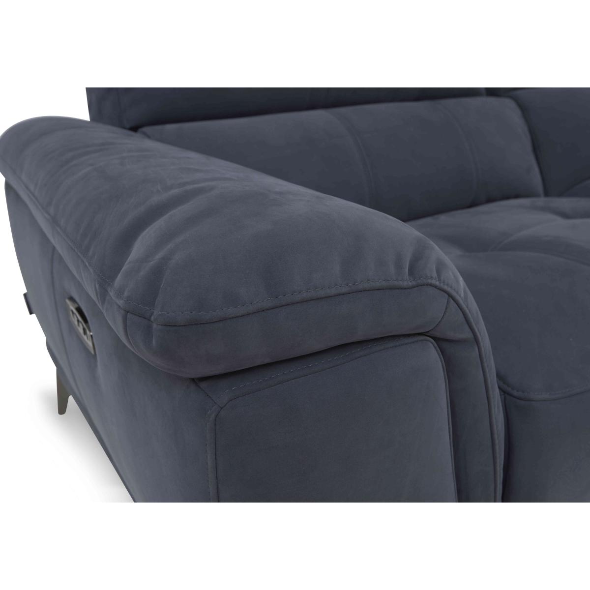 Lecce Fabric Power Recliner Left Hand Facing Chaise End Sofa – image 6