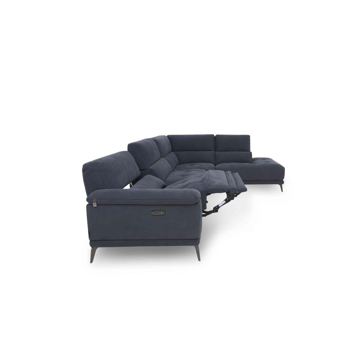 Lecce Fabric Power Recliner Left Hand Facing Chaise End Sofa – image 10