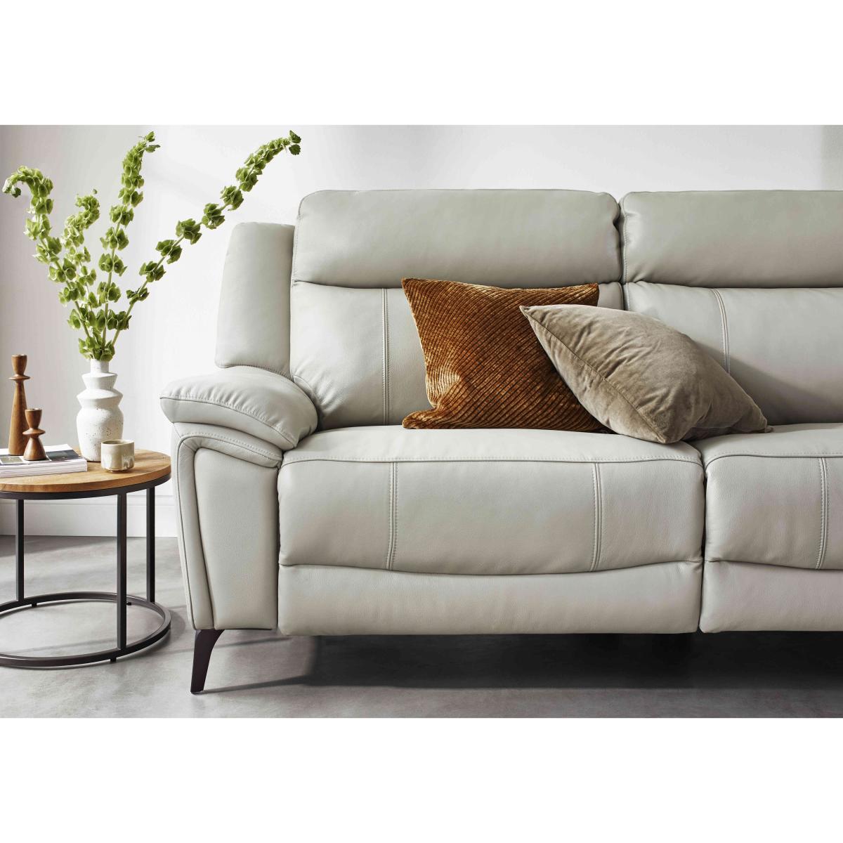 Panache Leather 3 Seater Power Recliner Sofa – image 4