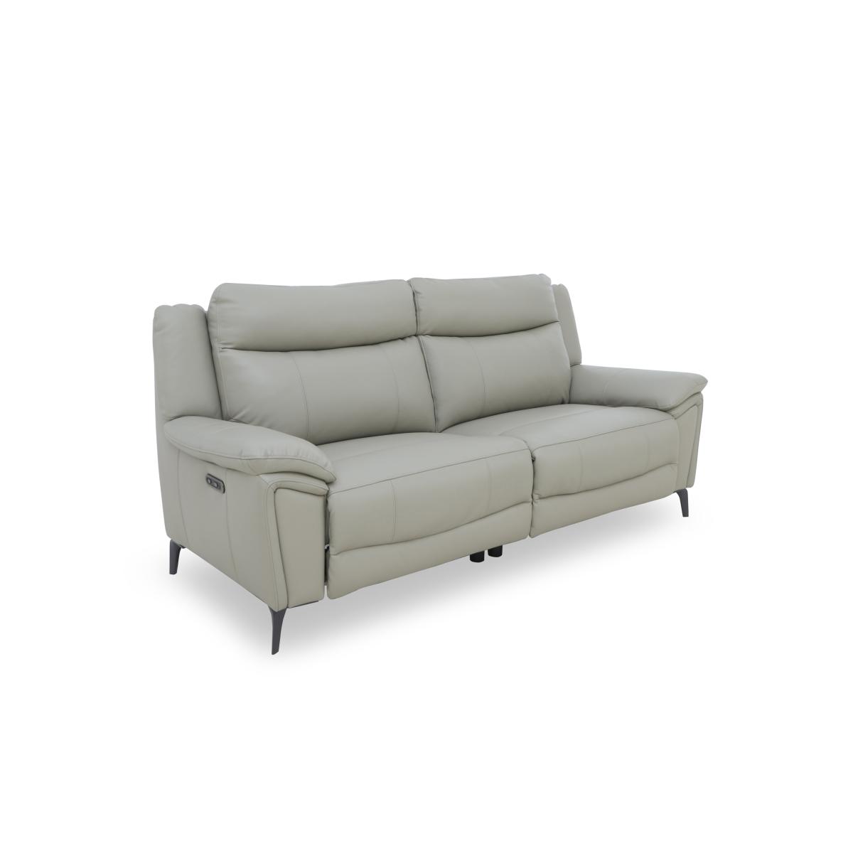 Panache Leather 3 Seater Power Recliner Sofa – image 8
