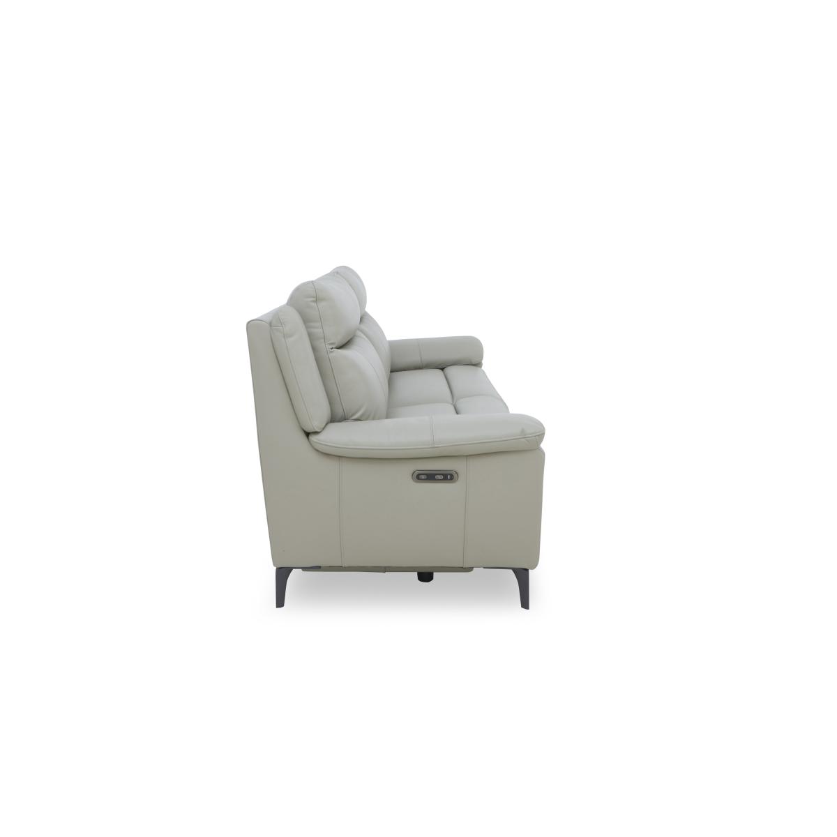 Panache Leather 3 Seater Power Recliner Sofa – image 10