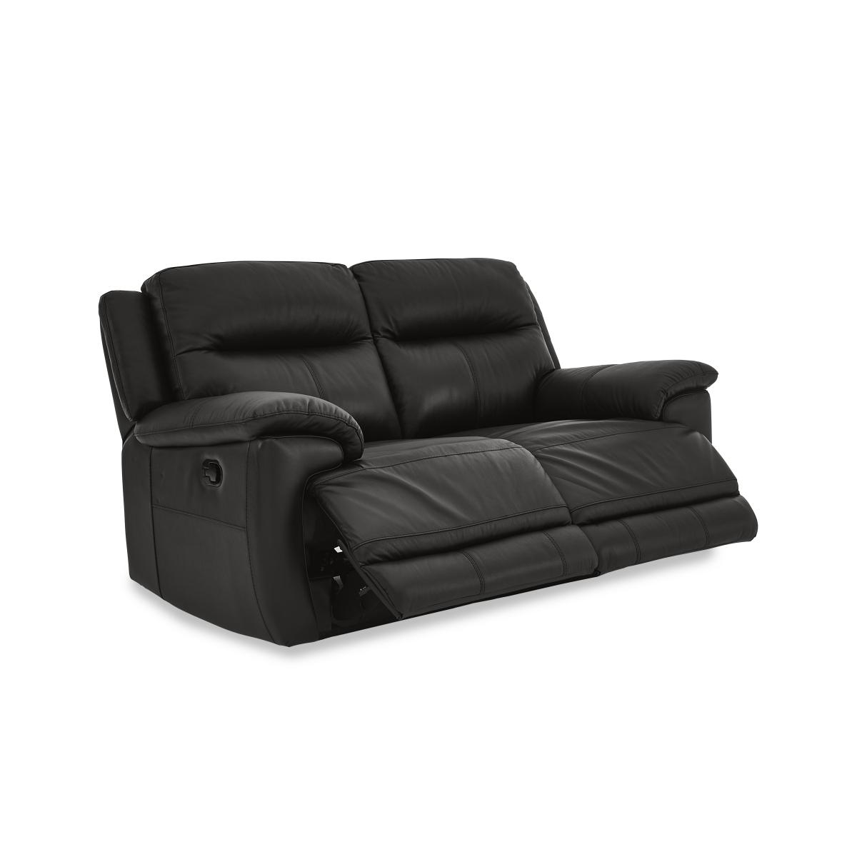 Touch 2 Seater BV Leather Manual Recliner Sofa - Dark Chocolate – image 7