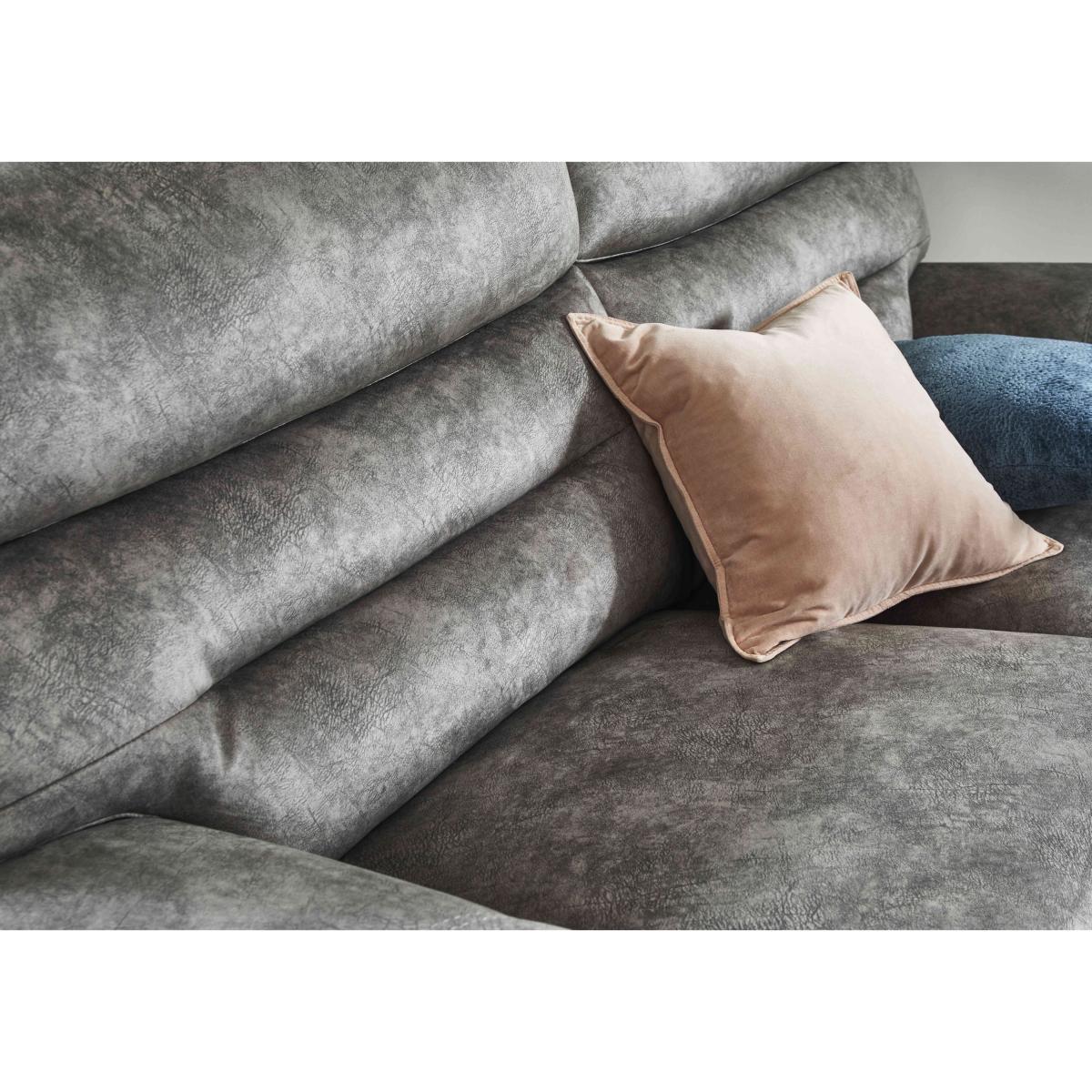 Comfort Story - Nimbus 3 Seater Fabric Power Recliner Sofa - Iron – image 6