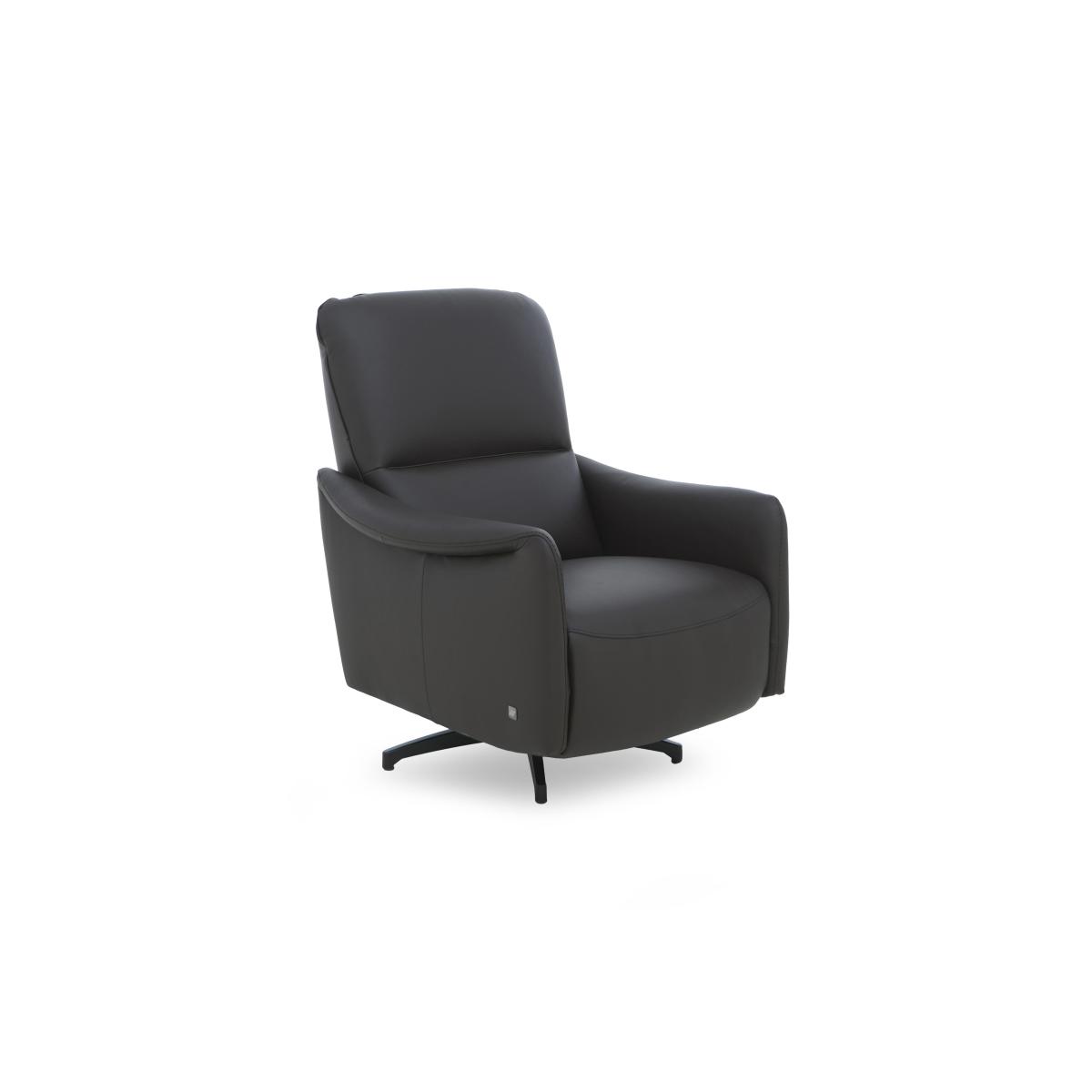 Viali Leather Swivel Power Recliner Chair – image 6