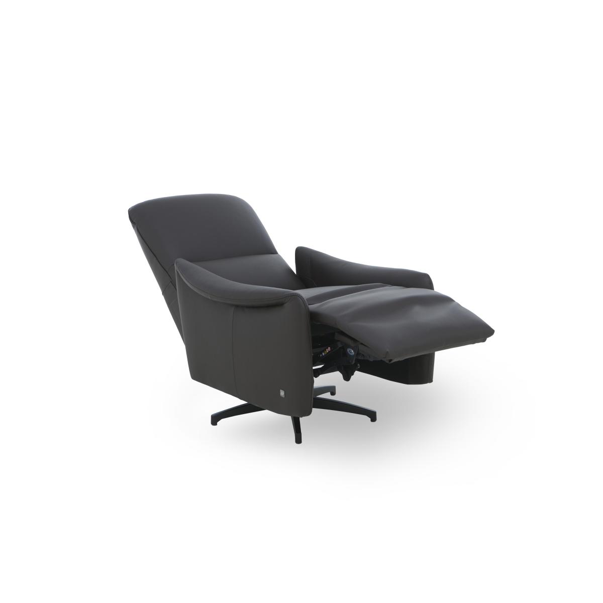 Viali Leather Swivel Power Recliner Chair – image 7