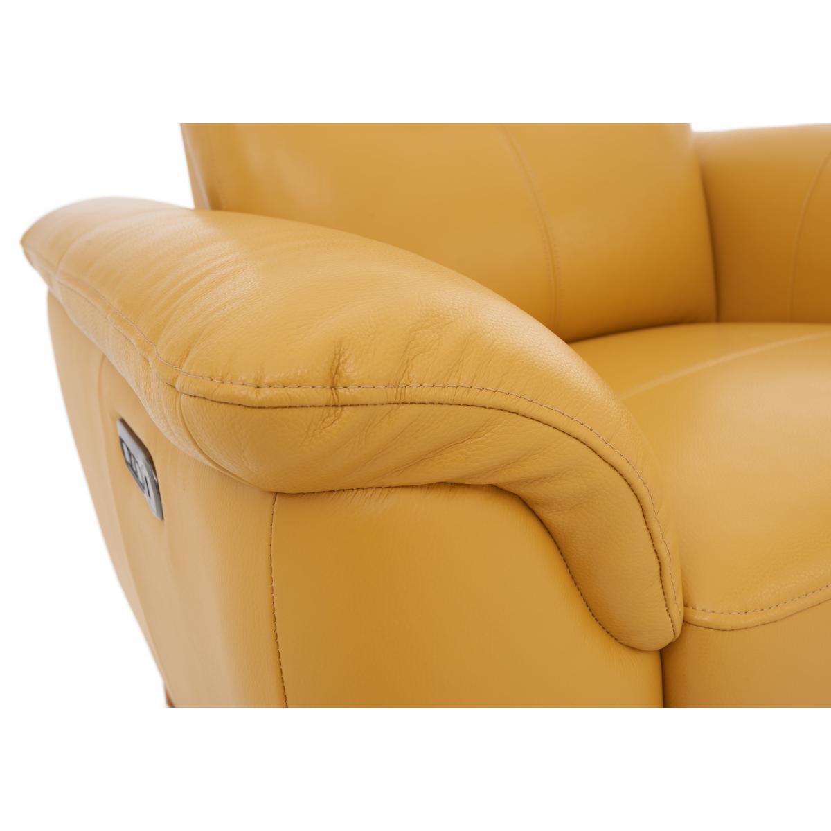 Morgan Leather Power Recliner Armchair – image 4