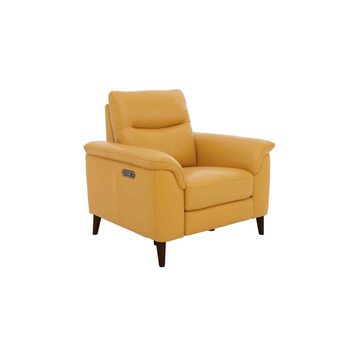 Morgan Leather Power Recliner Armchair – image 6