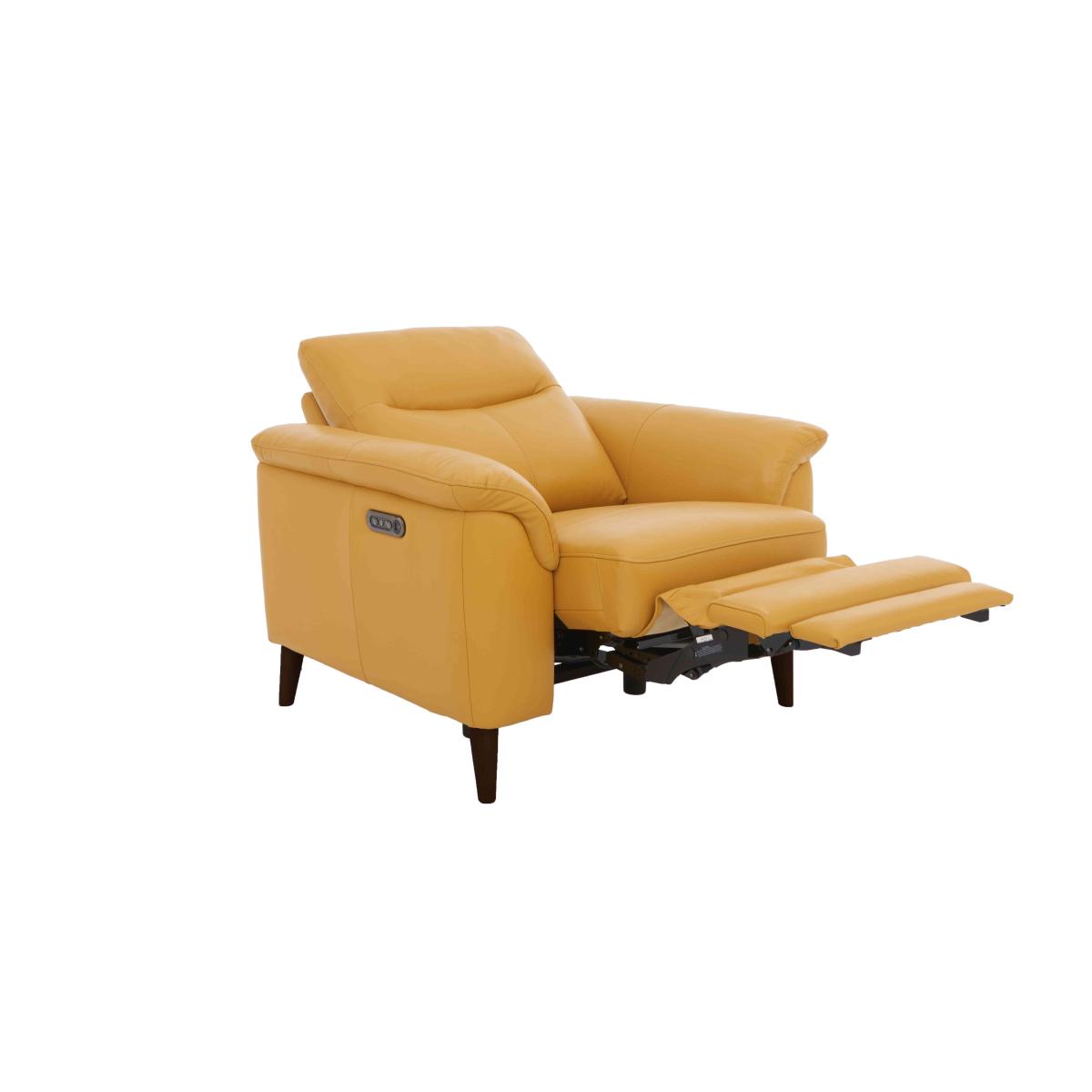 Morgan Leather Power Recliner Armchair – image 7