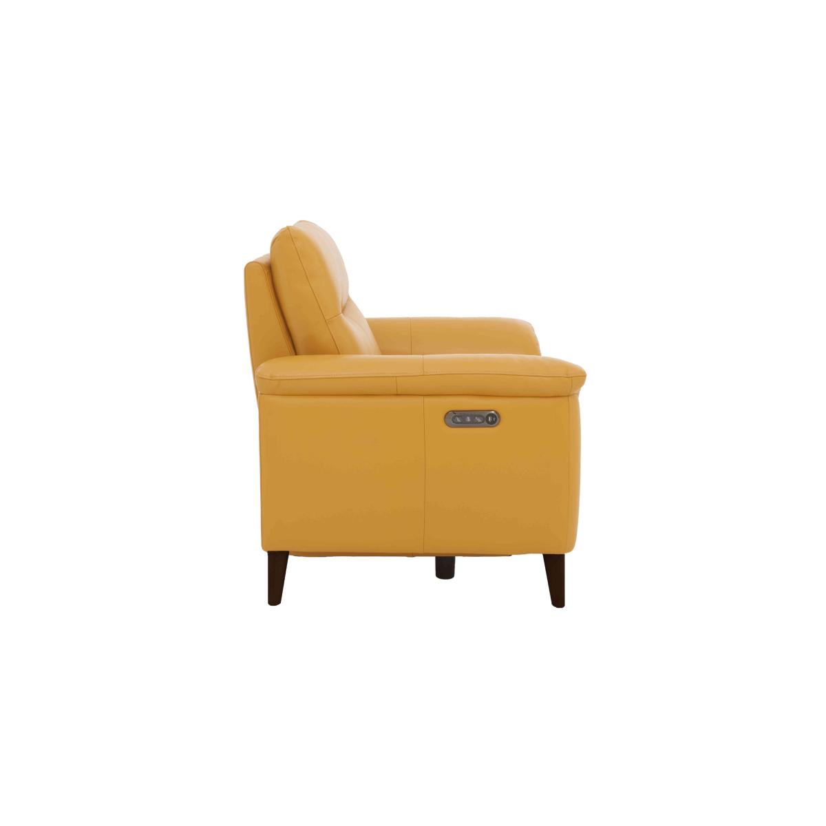 Morgan Leather Power Recliner Armchair – image 8