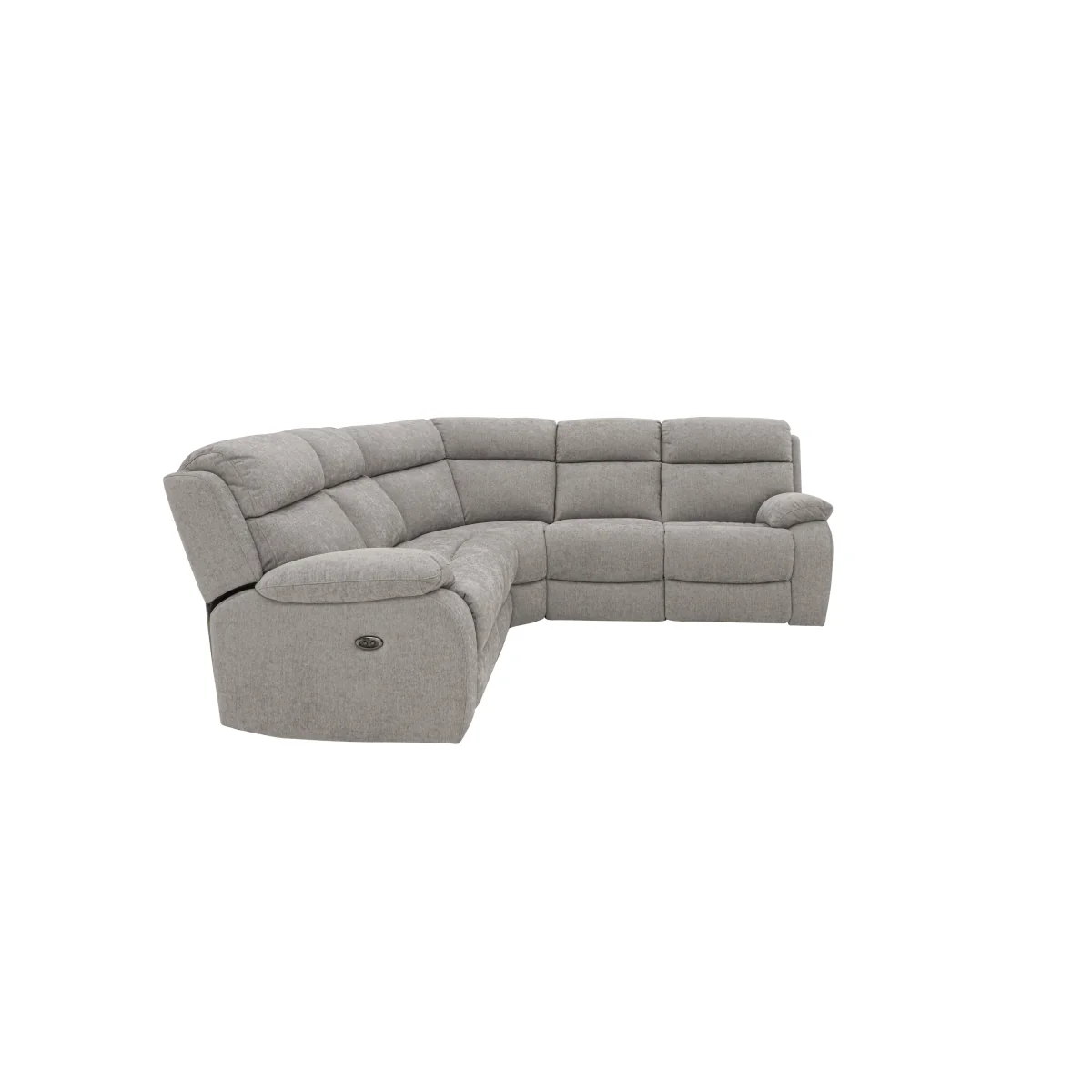Moreno Fabric Power Recliner Corner Sofa - R27 Pewter – image 6