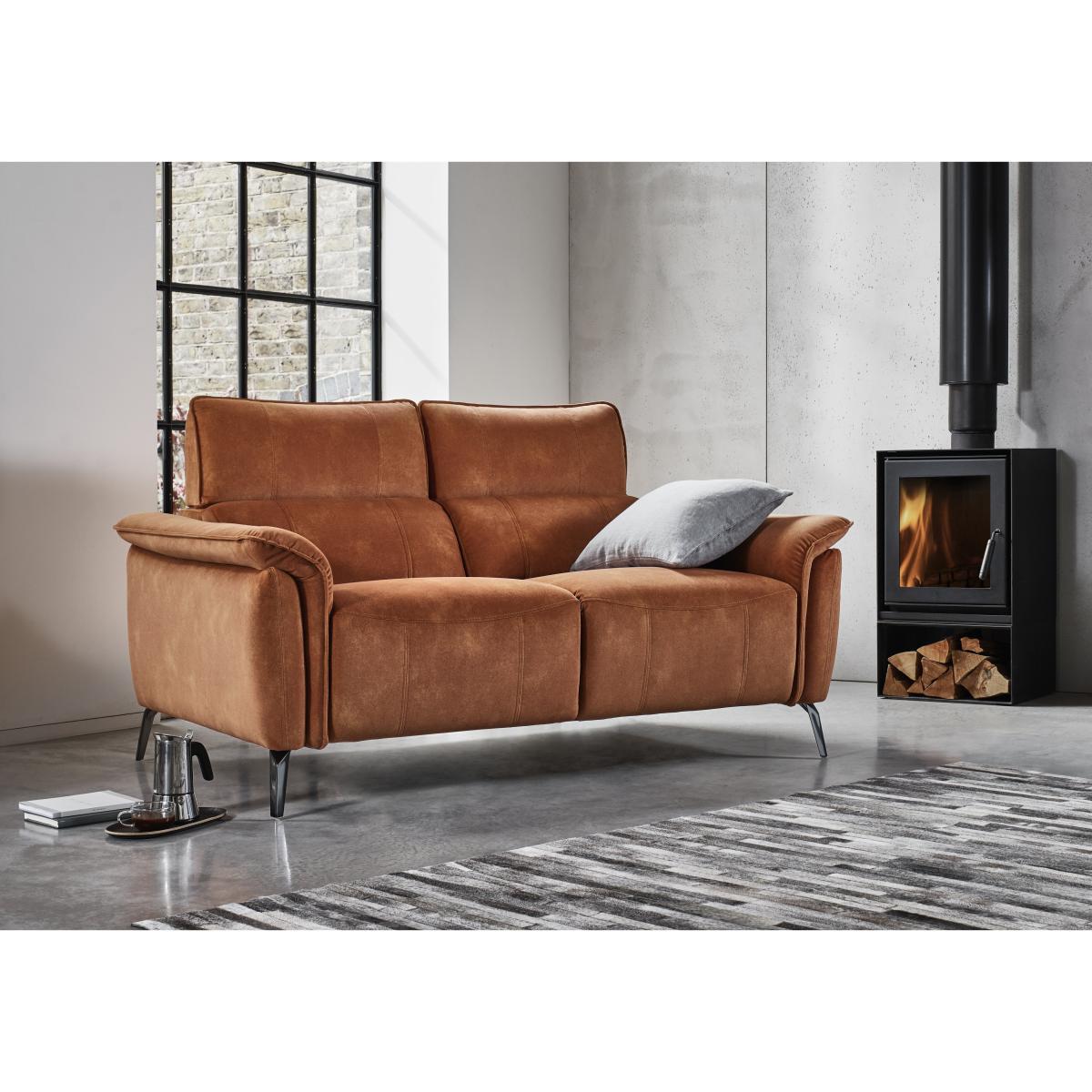 Jude 3 Seater Fabric Battery Recliner Sofa with Telescopic Headrests - Fern Dexter – image 2
