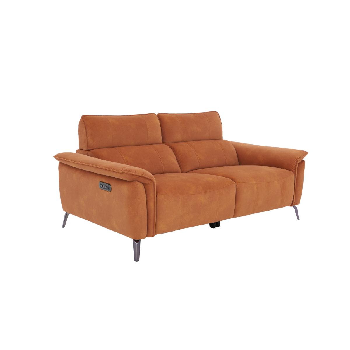 Jude 3 Seater Fabric Battery Recliner Sofa with Telescopic Headrests - Fern Dexter – image 6