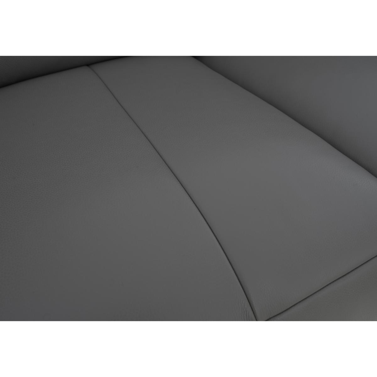 Cube Leather Power Recliner Right Hand Facing Corner Sofa with Power Headrests – image 4