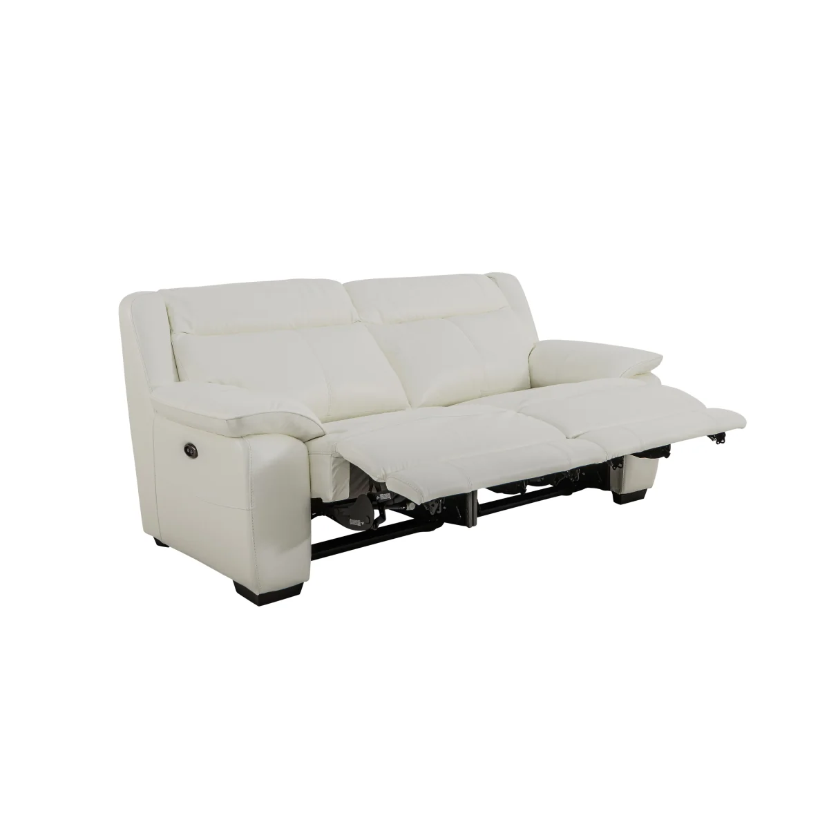World of Leather - Starlight Express 2 Seater Leather Power Recliner Sofa - BV Pebble – image 6
