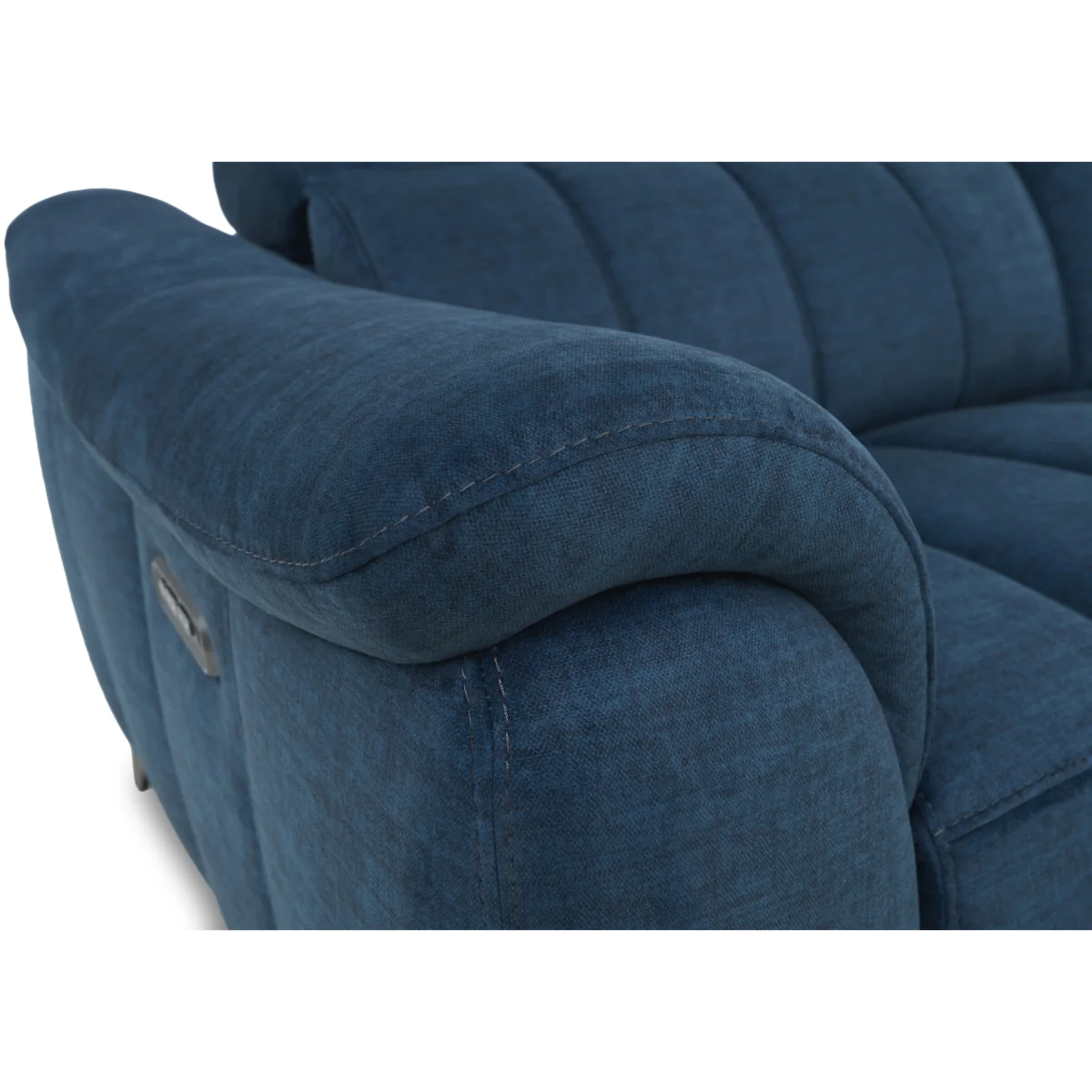 Angelo Fabric 2 Seater Power Recliner Sofa with Power Headrest – image 2
