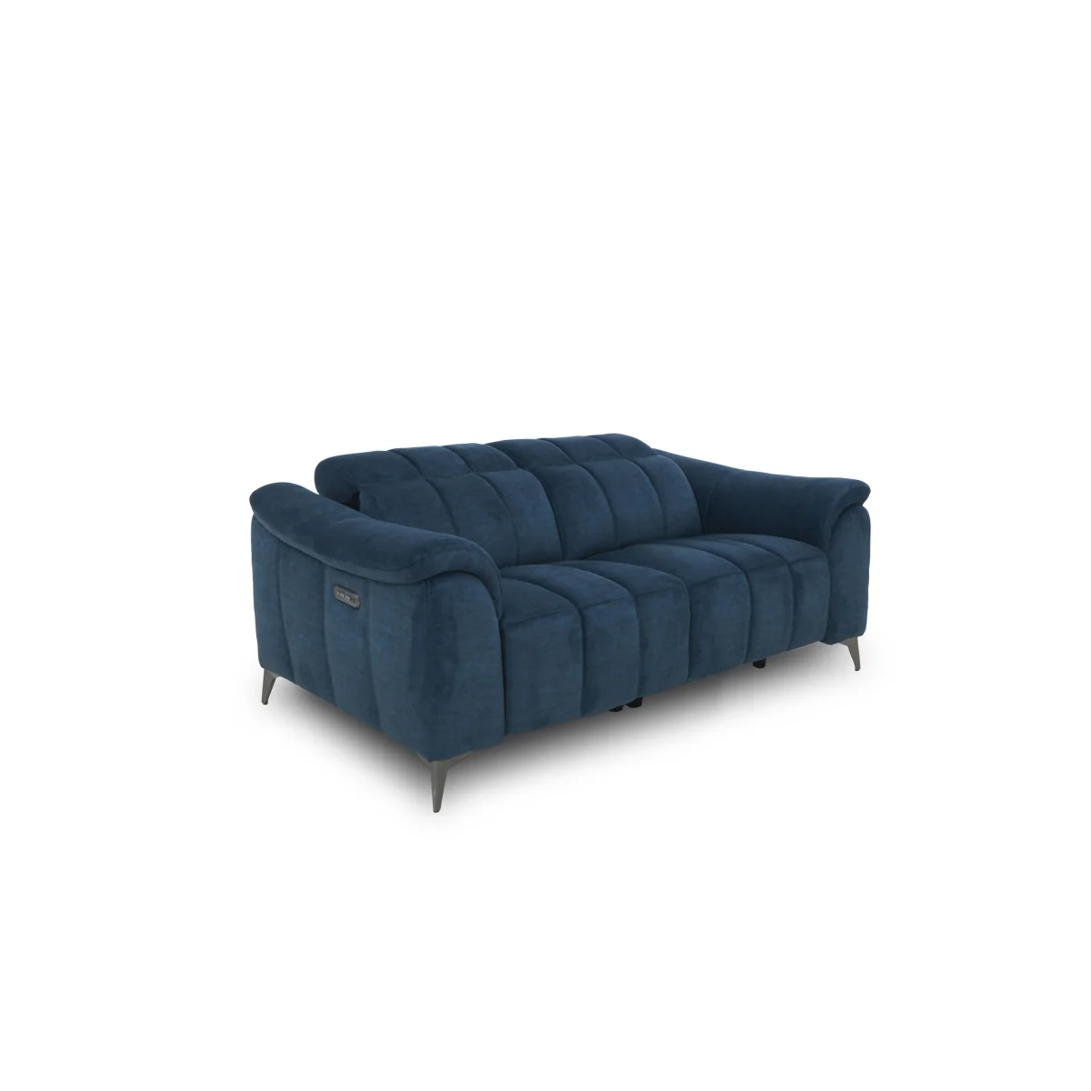 Angelo Fabric 2 Seater Power Recliner Sofa with Power Headrest – image 5