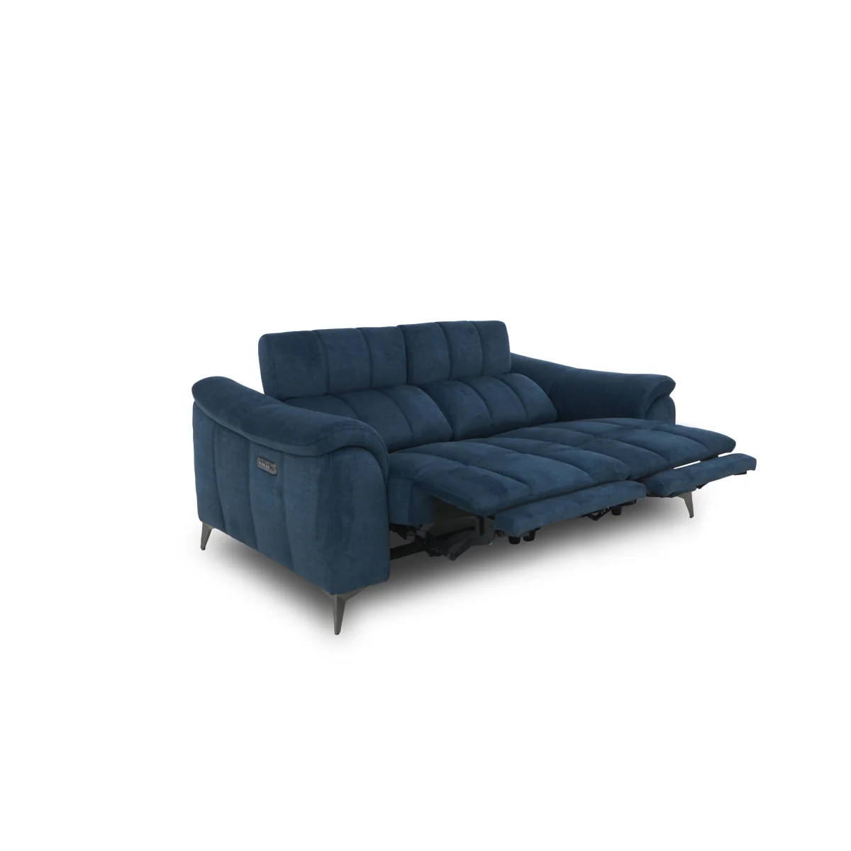Angelo Fabric 2 Seater Power Recliner Sofa with Power Headrest – image 6