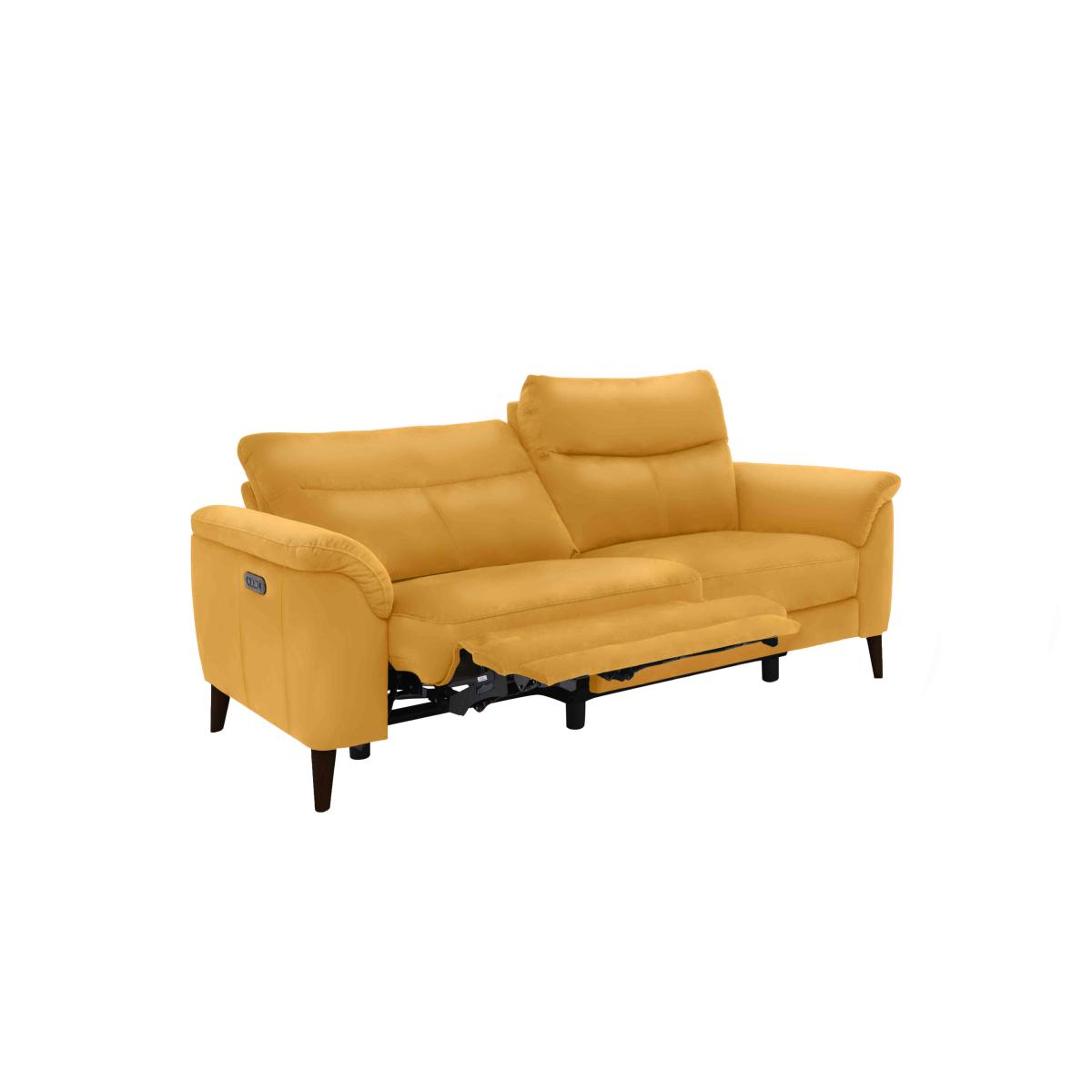 Morgan 3 Seater Leather Power Recliner Sofa – image 5