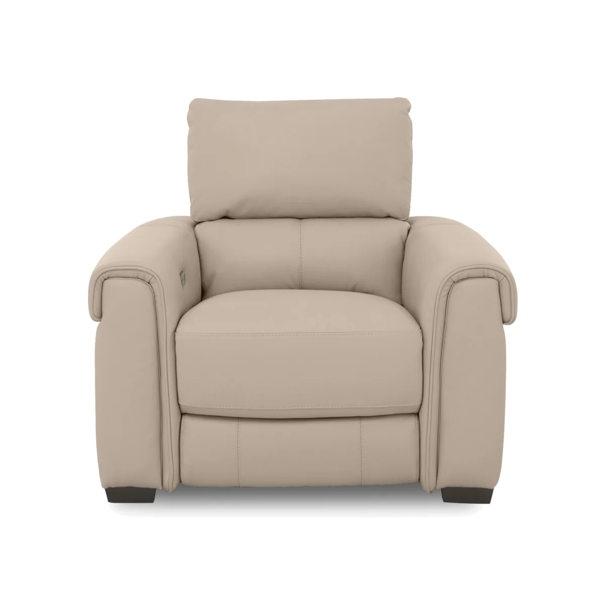 World of Leather - Nixon Leather Power Recliner Chair - BV Pebble – image 1