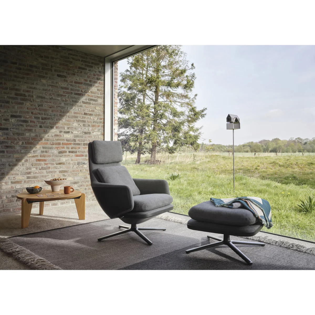 Heal's Grand Relax Chair & Ottoman – image 4