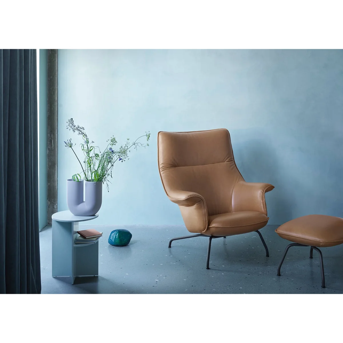 Muuto Doze Lounge Chair High Back Swivel Base – image 2
