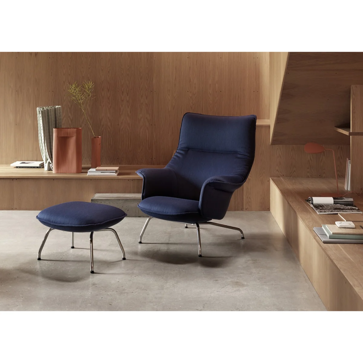 Muuto Doze Lounge Chair High Back Swivel Base – image 4